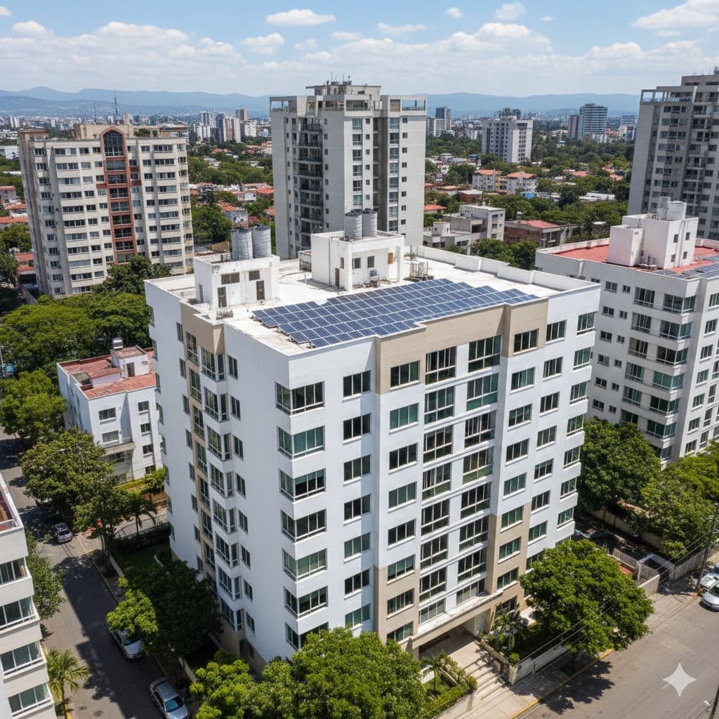 Energía Solar para Edificios de Apartamentos en Guatemala: La Cuota de Mantenimiento que Nadie Quiere Subir